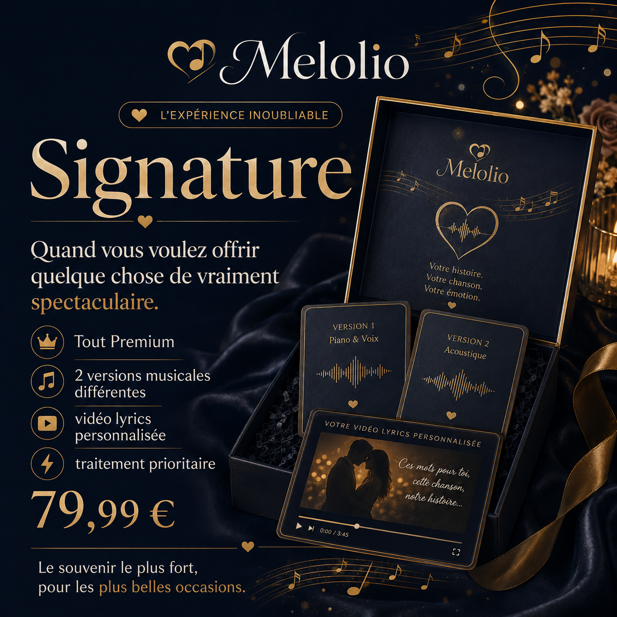 Chanson personnalisée — Votre histoire en musique