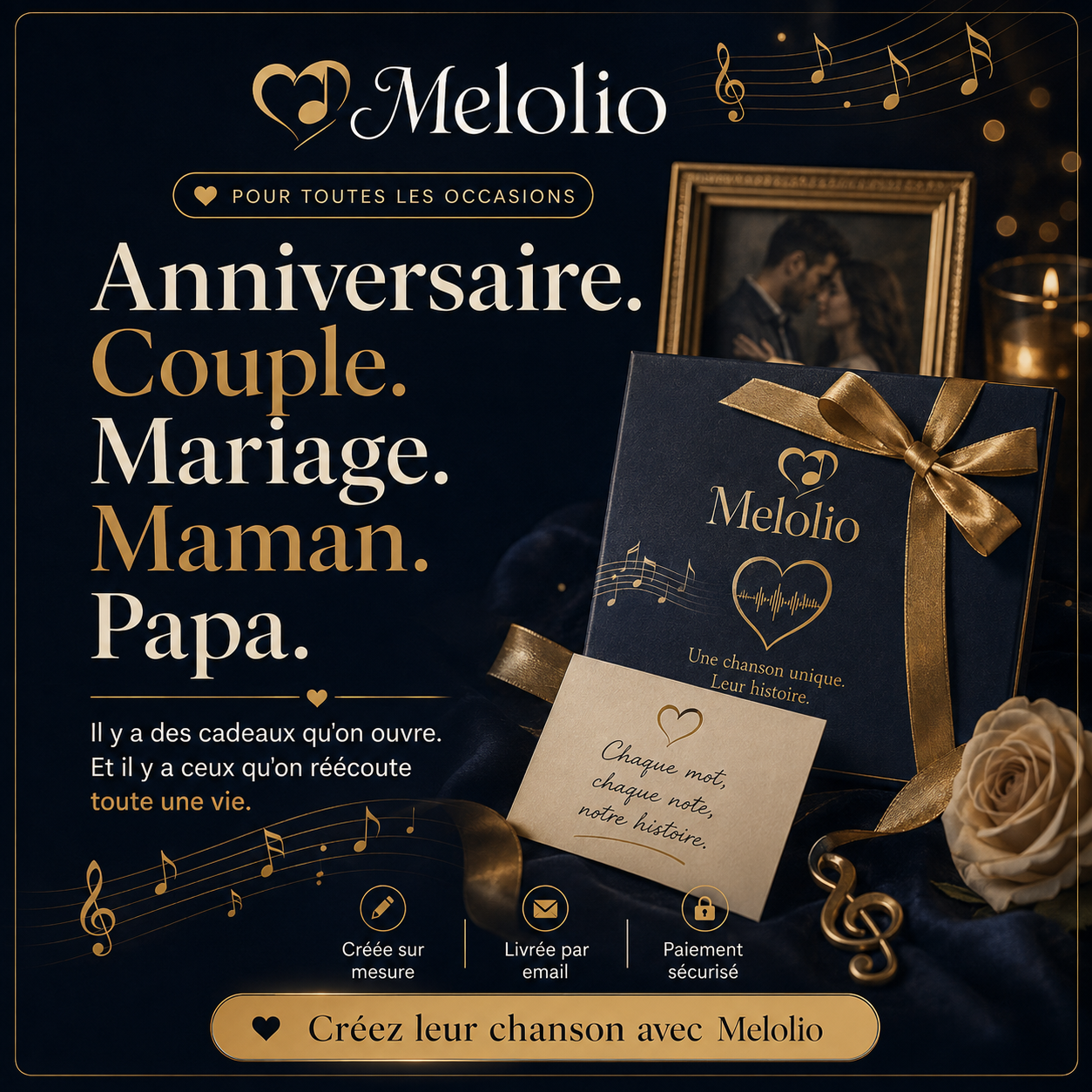 Chanson personnalisée — Votre histoire en musique